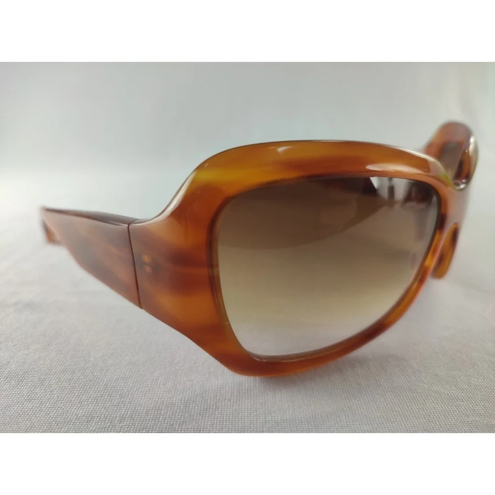 Oliver‎ Peoples Athena SYC Oversized Sunglasses Striped Honey Amber Japan 62mm